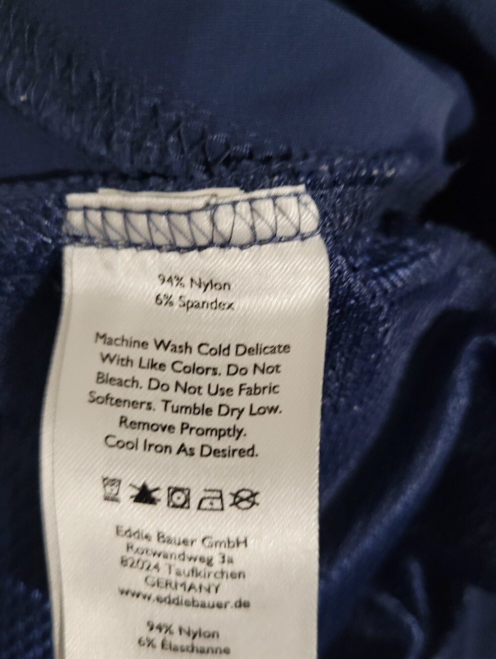 Eddie Bauer Navy Shorts Sz 16 - Picture 7 of 7